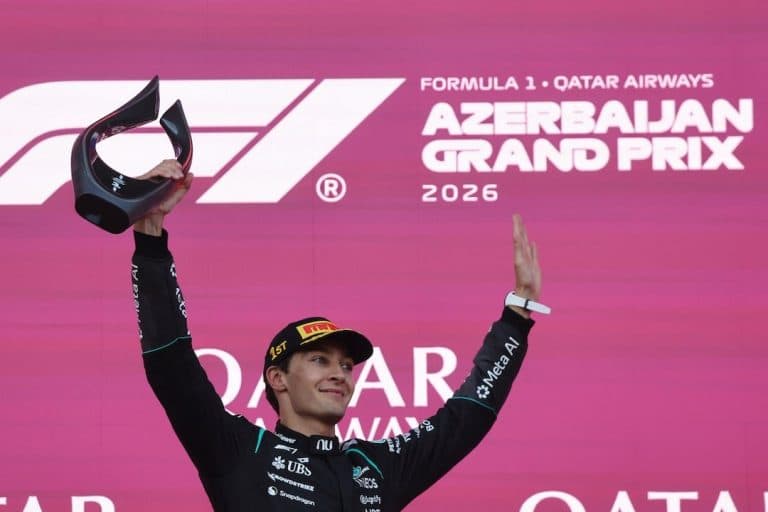 George Russell Survives Baku Chaos To Take Azerbaijan Grand Prix Win